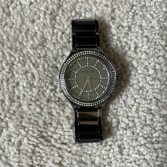 Michael Kors gray metal watch MK-3410 - Picture 1 of 3